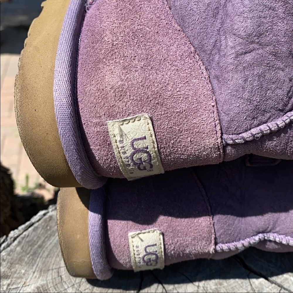 Beautiful Light Grape Ugg Bailey Button Boots - S… - image 6